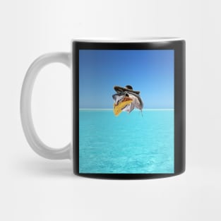 Funny Mexican Shark Eating Taco Mug